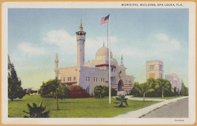 Opa Locka, FLA., Municipal Building - 1934