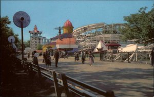 Chicago Illinois IL Amusement Park 1950s-60s Postcard