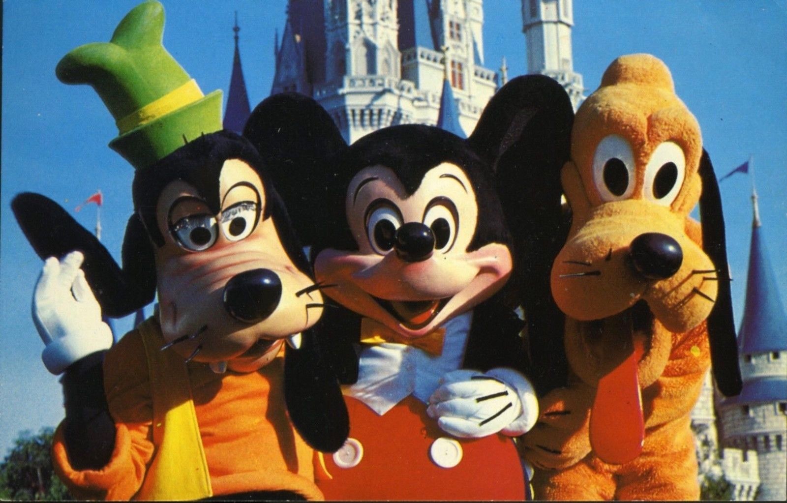 - SC Mickey and Pluto Go Swimming in Myrtle Beach Walt Disney Postcard 
