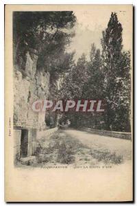 Old Postcard Roquefavour Route Aix