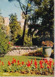 BF22073 grasse a m le jardin public et lacathedrale france  front/back image