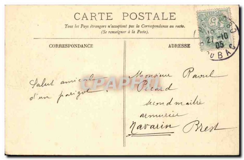 Paris Old Postcard Fountain Carpeaux