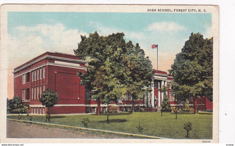 FOREST CITY , North Carolina , 1942 ; High School