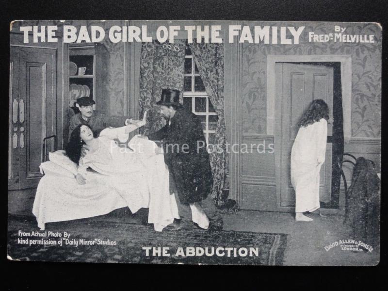 Theatre: Col of 5 Postcards THE BAD GIRL OF THE FAMILY by Fred Melville c1909