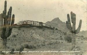 Cook 1945 Phoenix Arizona Wrigley Home Peak Mountain RPPC Photo Postcard 5029