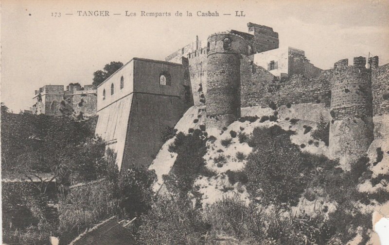 TANGER (TANGIER), RAMPARTS OF THE CASBAH, Morocco - Vintage POSTCARD