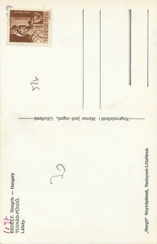 Romania HARGHITA Transilvania Tusnad furdo 1940s real photo post card ...