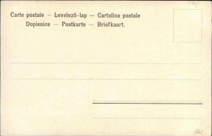 A/S HERRFURTH Fantasy Young Maiden w Deer and Squirrel c1910 Postcard