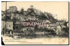 Old Postcard Aubeterre Sur Dronne Chateau And Old Buildings