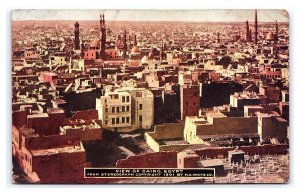 Aerial View Of Cairo Egypt ©1901 Postcard