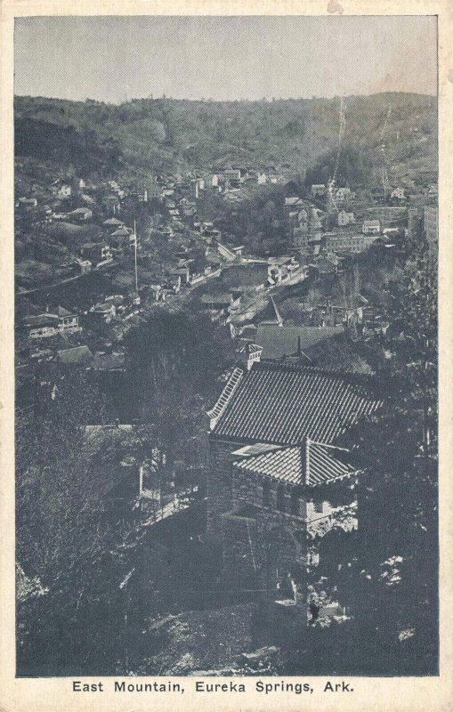 c.1907-15 Postcard Bird's Eye View East Mountain Eureka Springs Ark. 2R4-332 