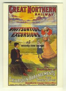 ad2822  -  GNR  -  Whitsuntide Excursions  -  modern poster advert postcard