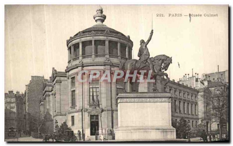 Old Postcard Paris Musee Guimet Asia