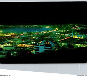 Guam Brilliant Night View Of Agana