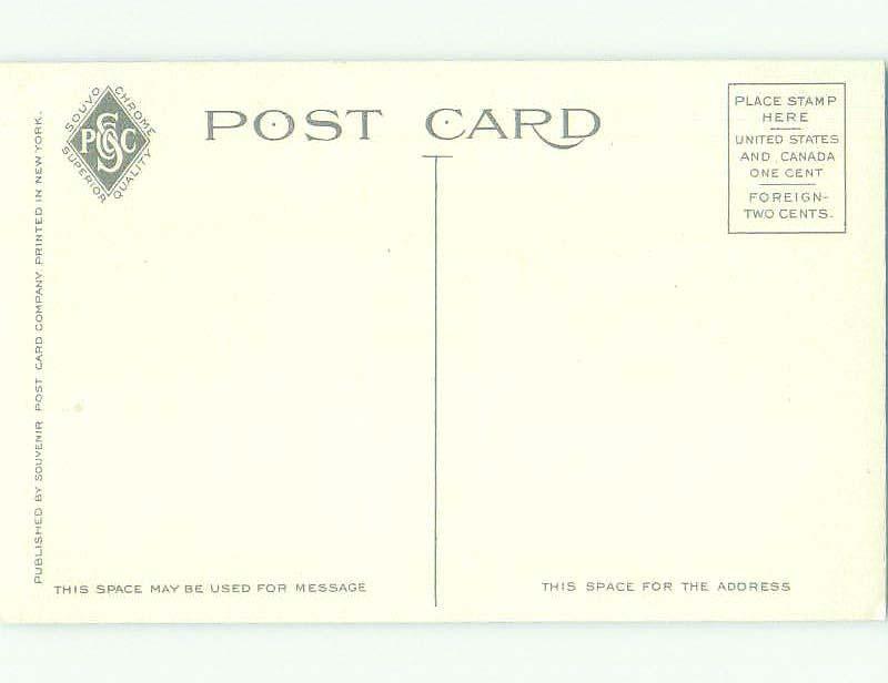 Unused Divided-Back BRIDGE SCENE Springfield Massachusetts MA HJ0413