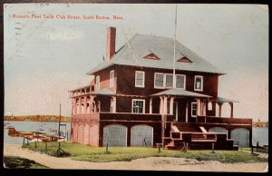 Vintage Postcard 1909 Mosquito Fleet Yacht Club House, S. Boston, Massachusetts