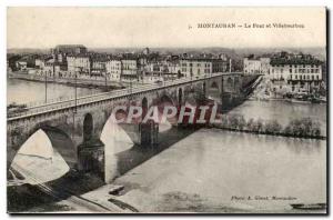 Montauban - The Bridge and Villebourbon - Old Postcard