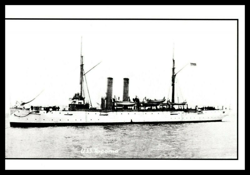 Postcard USS Tacoma C-18 