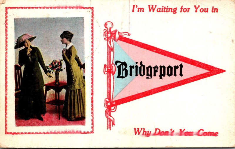 Pennsylvania Bridgeport I'm Waiting For You 1914 Pennant Series