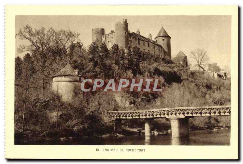 Old Postcard Chateau De Rocheport