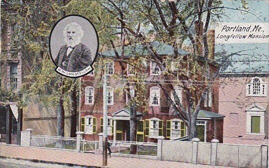 Longfellow Mansion Portland Maine 1909