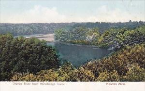 Massachusetts Newton Charles River From Norumbega Tower