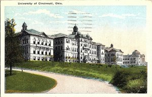 University of Cincinnati Ohio Vintage Postcard Standard View Card 