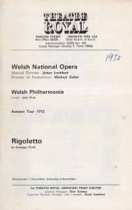 Gwenyth Annear Australian Soprano Rigoletto Welsh Opera Programme