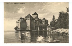 Switzerland - Veytaux. Chateau de Chillon on Lake Geneva