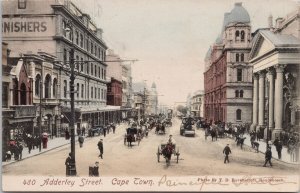 Cape Town South Africa Adderley Street Postcard E79