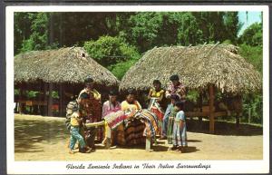 Florida Seminole Indians in Their Native Surroundings BIN