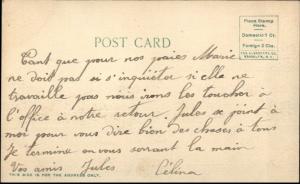 Woonsocket RI Fire Apparatus Engines c1910 Postcard