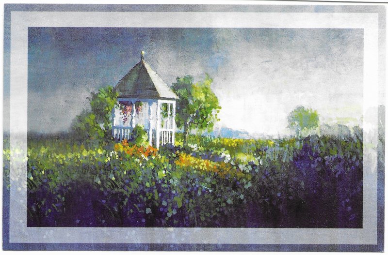 US Garden Gazebo drawing. Mint. Harlequin 1997. Nice.