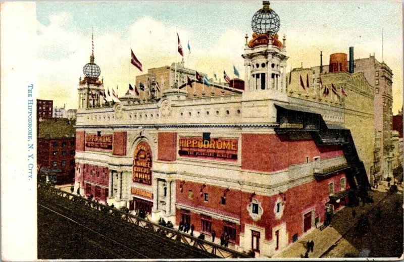 Vintage New York City Postcard  - The Hippodrome