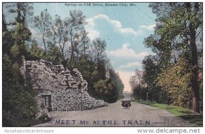 Missouri Kansas City Spring On Cliff Drive 1923