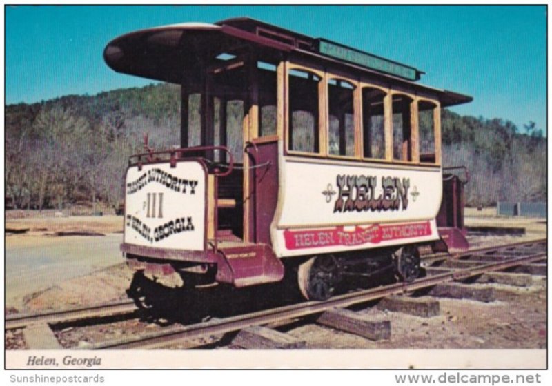 Georgia Helen German Alpine Village Trolley No 3