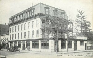 c1910 Postcard; Queen City Hotel, Plainfield NJ Union County Unposted