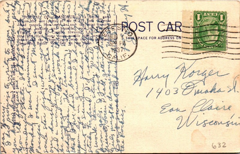 Natural Tunnel Yosemite National Park