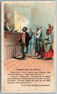 ARIOSA COFFEE ANTIQUE ADVERTISING VICTORIAN TRADE CARD