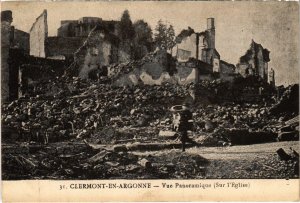 CPA Militaire Clermont-en-Argonne - Vue panoramique (91859)