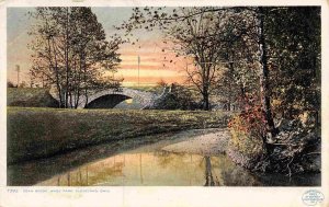 Doan Brook Bridge Wade Park Cleveland Ohio 1909 Detroit Publishing postcard