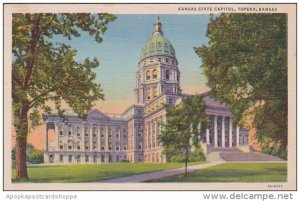 Kansas Topeka State Capitol Building Curteich