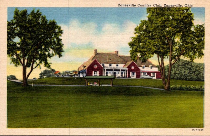 Ohio Zanesville Country Club Curteich