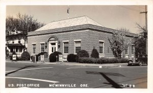 H91/ McMinnville Oregon RPPC Postcard c1940s U.S. Post Office  101