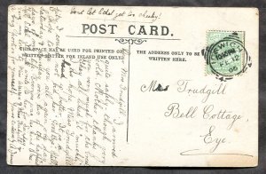 dc300 - UNDERCLIFF PICKERING England 1906 Canal. Ipswich Squared Circle