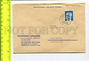 425180 GERMANY 1975 year Kirchhein Coburg real posted COVER