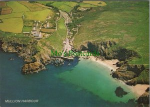 Cornwall Postcard - Aerial View of Mullion Harbour RR10889