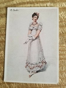 BALL DRESS-VICTORIA AND ALBERT MUSEUM.VTG POSTCARD*P12