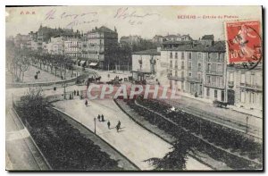 Old Postcard Beziers Entree Plateau