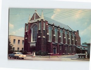 Postcard Main Street Methodist Church, Suffolk, Virginia